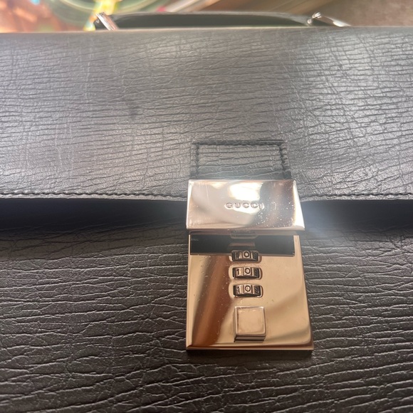 Gucci Black Leather Breifcase - Picture 8 of 8
